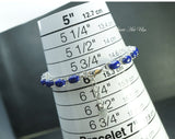 Lapis Lazuli Bracelet - Sterling Silver Genuine Blue High Quality Lapis Lazuli Jewelry