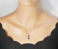 Sterling Silver Tanzanite Necklace