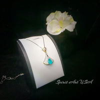 Brilliant Blue Paraiba Tourmaline Necklace - 18KGP Sterling Silver - Gemstone Drop Synthetic Blue Paraiba Gemstone Jewelry #753