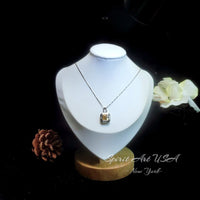 Genuine Citrine necklace - Natural Citrine Necklace - High Quality - Citrine Pendant Jewelry - 18kgp @ Sterling Silver #459