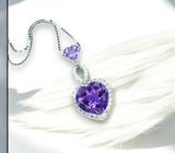 natural amethyst necklace