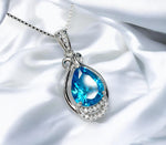 blue topaz necklace