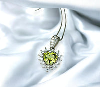 genuine peridot necklace