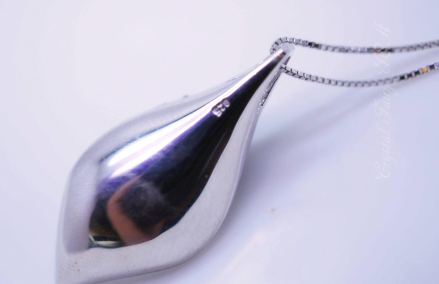 Black Pearl Necklace Sterling Silver - Delicate Datiny Leaf Pendant, Artist Design Style Black Pearl Jewelry 1045