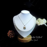 Genuine Citrine necklace - Natural Citrine Necklace - High Quality - Citrine Pendant Jewelry - 18kgp @ Sterling Silver #459