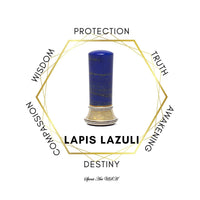 Sterling Silver Lapis Lazuli Necklace, Blue Stone Hexagon Six Sides Geometric Halo Natural Cobalt Lapis Lazuli Box Chakra Healing 1030