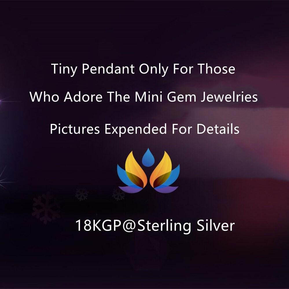 Mini Mystic topaz Necklace - Tiny Rainbow Topaz Pendant - 18kgp @ Sterling Silver - Minimalist teardrop Mystic Topaz Jewelry #118