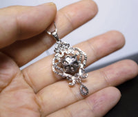 Large Freshwater Black Pearl Necklace - Full Full Sterling Silver High Quality Genuine Black Pearl Tassel Necklace 1024