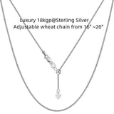 Large Teardrop Ruby Necklace - 3 CT Red Ruby Pendant - Gemstone Petal Flower - Wheat Style Necklace - 18KGP @ Sterling Silver #895