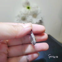 Genuine Green Peridot Necklace -925 Sterling Silver Green Peridot Olivine Necklace - Teardrop August Birthstone Sim Gemstone Pendant #949