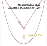 Dragonfly Blue Topaz Necklace - Rose Gold Coated 925 Sterling Silver #338