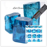 a picture of some kind of blue ice cubes