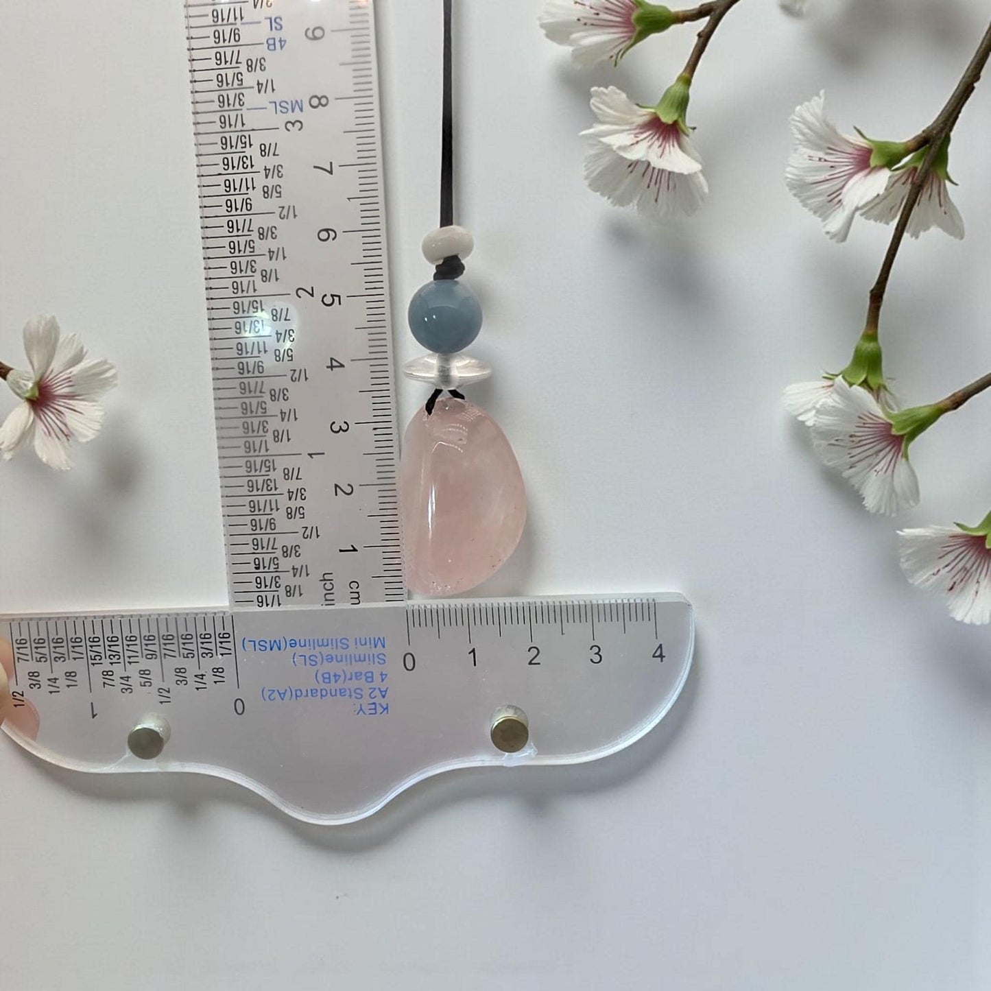 Large rose quartz Quartz Necklace Aquamarine Pendant Leather cord Raw Rose Quartz Jewelry Chain UP to 30" chunky stone jewelry #2343