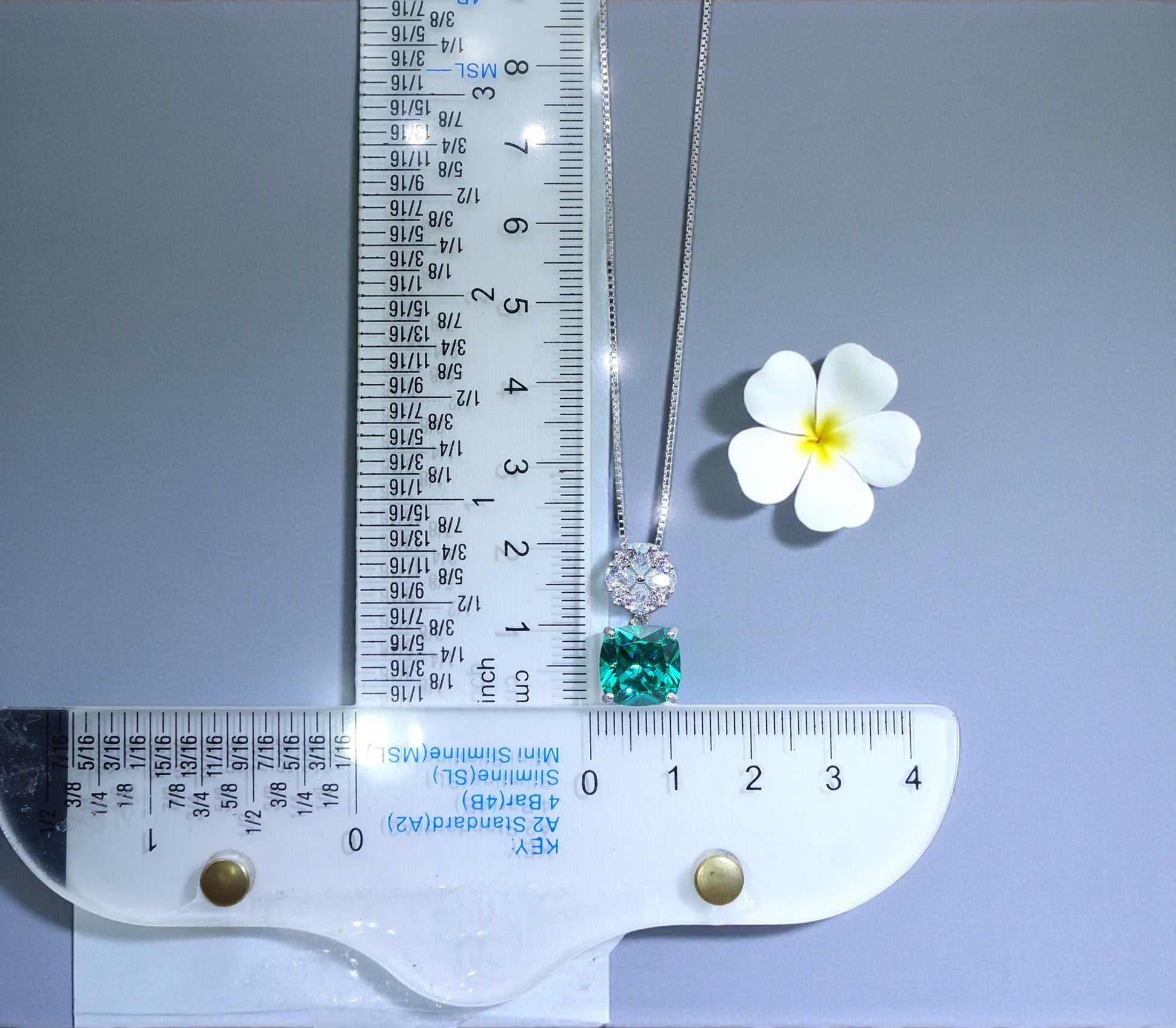 Paraiba Blue Tourmaline Necklace, Cushion Cut Gemstone Pendant, Sterling Silver Gold Plated Jewelry, Unique Gift for Her, Neon Blue 1144