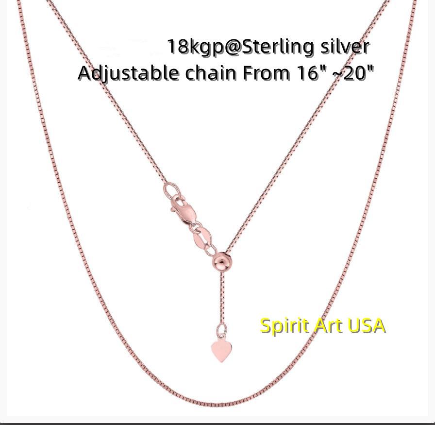 Rose Gold Sterling Silver Blue Topaz Necklace - Oval Cut 1.5 Ct Deep Blue Topaz pendant Chin #1137