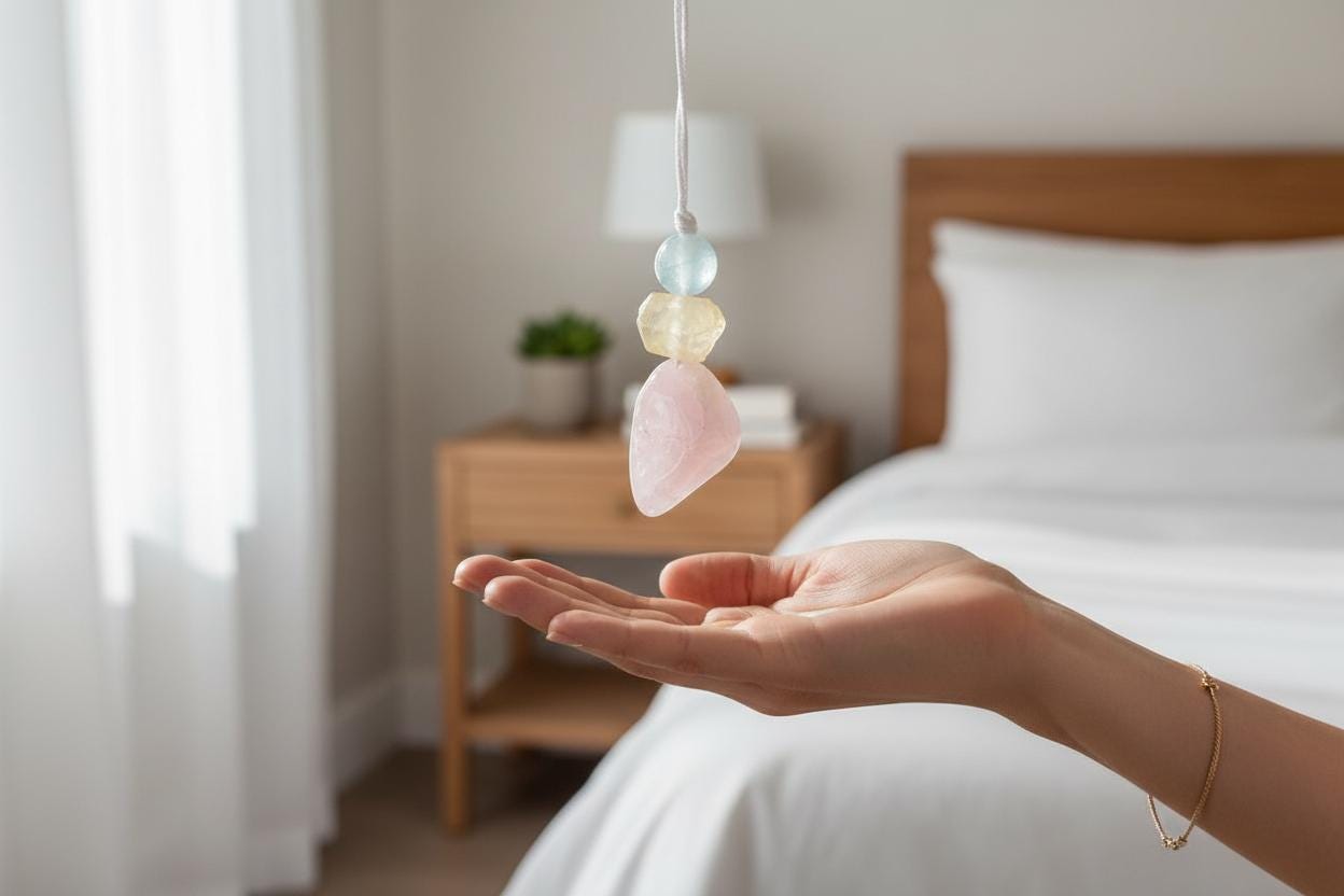 Rose Quartz Aquamarine Necklace, Natural Pink Crystal Chunky Pendant, Chunky Zen Gold Aura Accents, Adjustable Cord, Heart Energy #2069