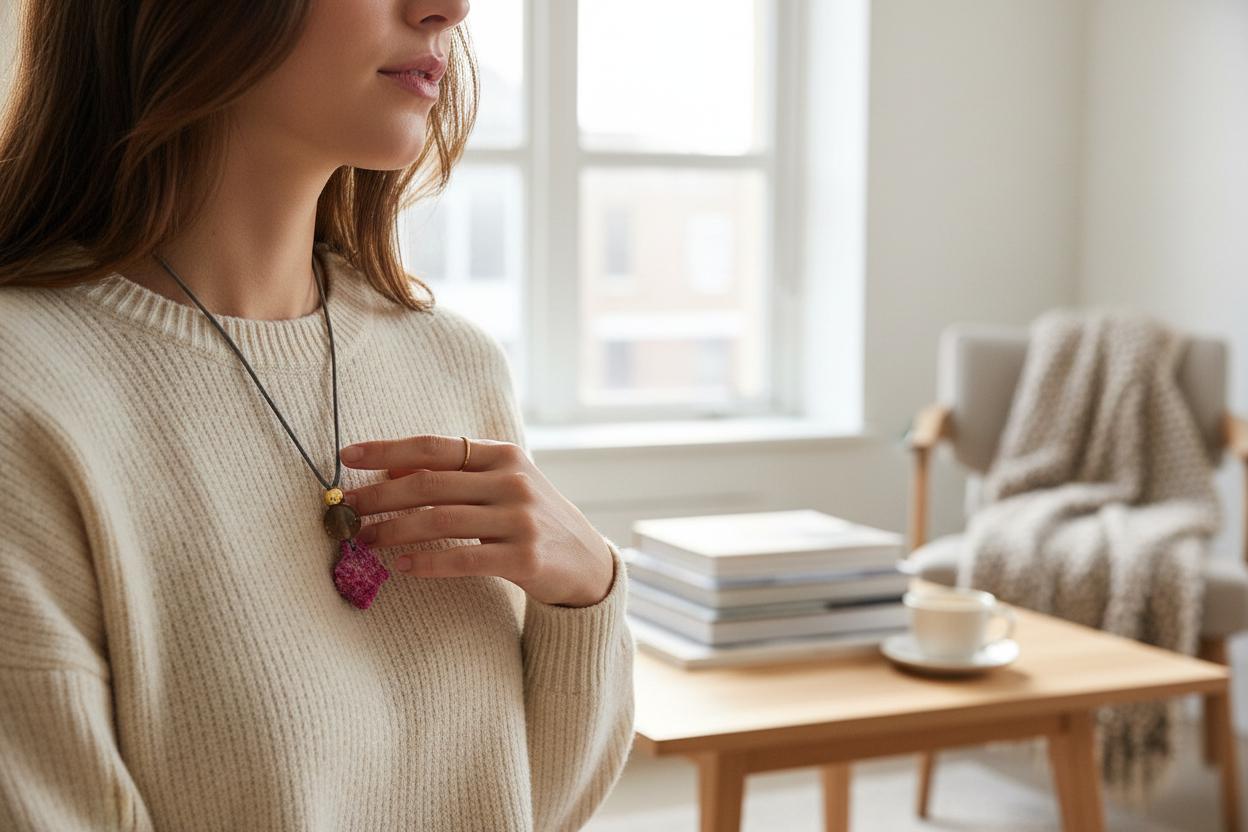 Chunky Raw Ruby Necklace, Geometric Smoky Quartz Pendant, Natural Rough Stone Jewelry, Adjustable Leather Cord Gift for Her #2585