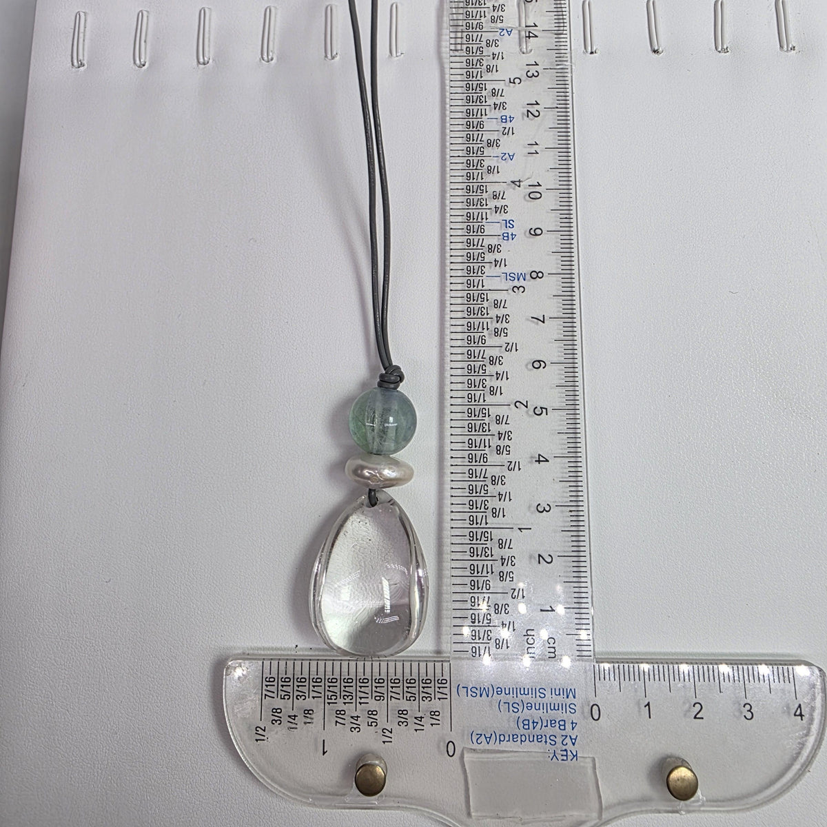 Clear Quartz Necklace, Raw Natural Baroque Pearl Pendant ,Green Fluorite Jewelry ,Boho Spiritual Crystal Healing Chunky Stone Spiritual Gift